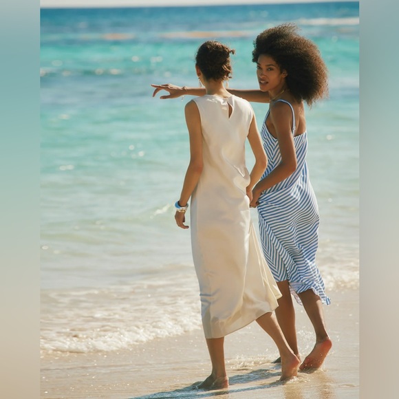 J.Crew Collection limited-edition Carolyn slip dress in luster crepe - Picture 4 of 12